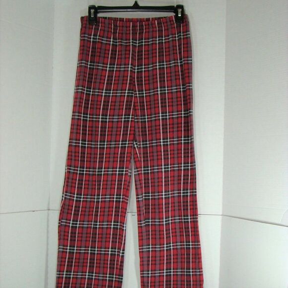 Celestial Dreams 2pc Red Plaid Flannel Pajama Set Size Small - Picture 4 of 8